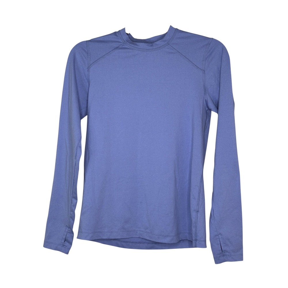 REI Co-op Performance Shirt Large Periwinkle Base Layer Long Sleeve Active Top